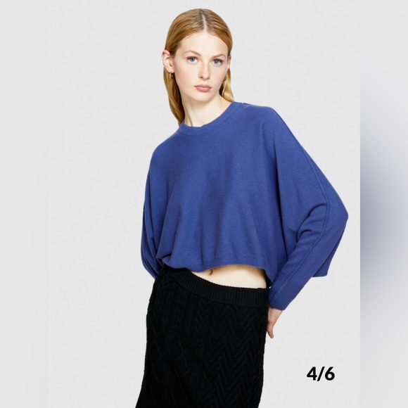 Sisley Crop Batwing Sweater XS - Picture 4 of 6
